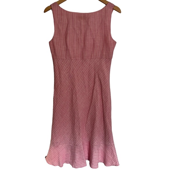 Ann Taylor Loft Size 8 Pink Midi Dress - Picture 3 of 3